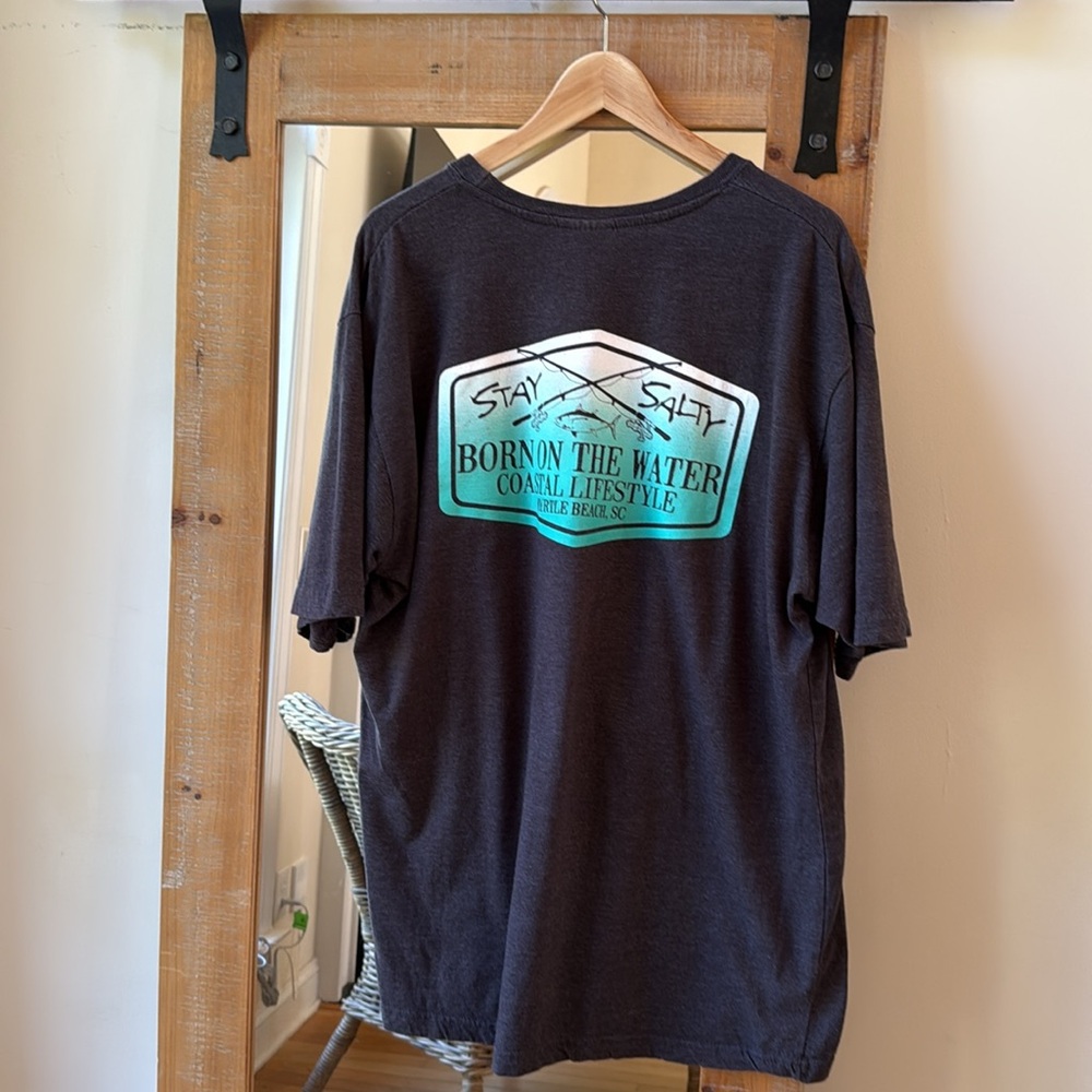 Saltwater Myrtle Beach Stay Salty Tee Size XXL